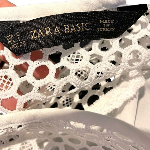 𝅺white Blouse With Lace 🌻 - Picture 6 of 6